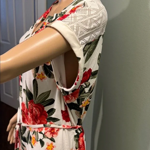 Hawaiian Floral Print dress size 1X - Picture 6 of 7